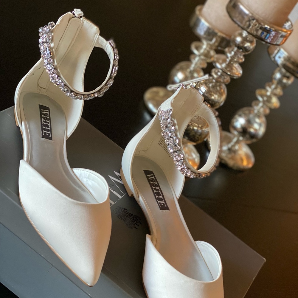 Ivory bride shoes
